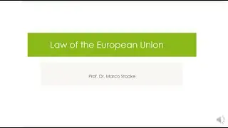 Law of the European Union