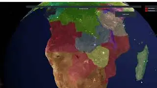 Map of the world in 1965 (Rise Of Nations)