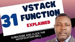 VSTACK Function in Excel - Explained!