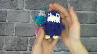 Мастер-Класс!!! Пингвинёнок- Брелок!!! Вяжется за 15 минут!!!