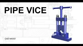 🗜️ Today, we’re creating a PIPE VICE – with relaxing lofi beats 🎵 [ FUSION 360 ]