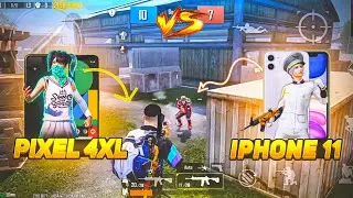 PIXEL 4XL VS IPHONE 11 PUBG TDM Test 🔥 | RYUGA OP | PUBG MOBILE