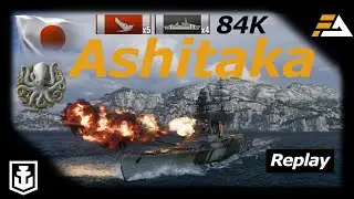 ASHITAKA - high speed and ten 410 mm guns | Japanese Premium Tier VII Battleship | World of Warships