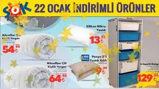 ŞOK MARKET 22 OCAK 2001 İNDİRİMLİ ÜRÜNLER KATALOĞU