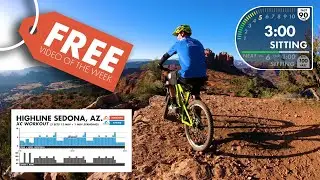 FREE Scenic Mountain Bike Spin Video for Indoor Cycling. Sedona XC CrossCountry Workout
