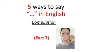 English - 5 ways to say 