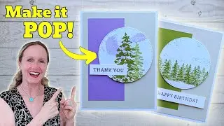 Make Your Designs POP! ✂️ Simple Card-Making Trick!