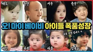 '슈돌' 경쟁자였던 '오마베' 아이들 폭풍성장 근황