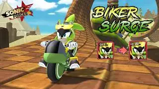 BIKER SURGE Level 1 - 20 Showcase 🏍️ Sonic Forces: Speed Battle [4k]