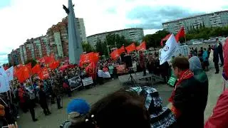 Митинг в Омске 2 сентября 2018 (Против повышения пенсионного возраста) Часть 5