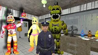 АНИМАТРОНИКИ ПУГАЮТ ОХРАННИКА FNAF 3 COOP ► Garry's Mod