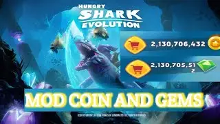 Hungry Shark Evolution Mod Coin and Gems