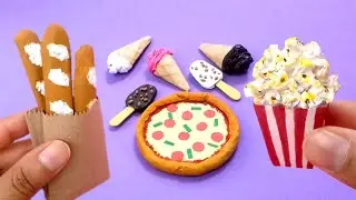 5 DIY Miniature food | How to make Miniature food with Paper