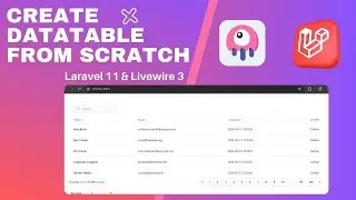 Build a DataTable from Scratch! in Laravel 11 & Livewire 3 | EASY | DON'T USE A PACKAGE FOR THIS😎