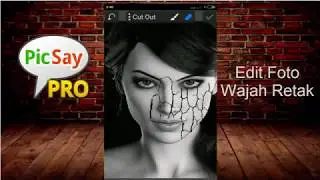 Tutorial edit foto wajah retak - Picsay Pro Adroid