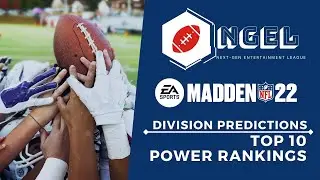 NGEL LIVE | Division Winner Predictions and Preseason Power Rankings for Madden 22 NFL PS5 League