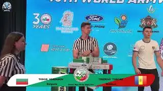 Todor Yordanov vs Turcan Tiberius | Up to 65 kg | XLVI WORLD ARMWRESTLING CHAMPIONSHIP | 2025