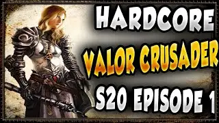 Let's Play Hardcore Solo Heaven's Fury Crusader  EP:01 Season 20 Patch Build 2.6.8