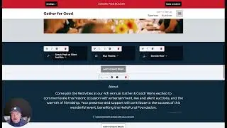 Customizing Your Event Page with Content Blocks