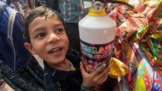 Shopping Holi colours at Sadar Bazar Whole Sale Market with@VSKVlogs  Vansh Dey