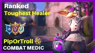 Most Toughest  PipOrTroll (Diamond 1)  Pip Combat Medic Ranked Gameplay  Paladins Ranked Competitive