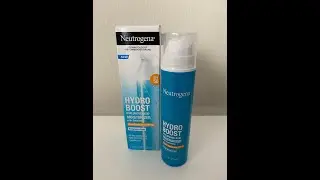 What's inside the box: Neutrogena Hydro Boost Facial Moisturizer with SPF 50 Sunscreen