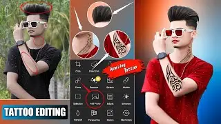 Picsart tattoo effect || Picsart tattoo editing tutorial || Tatto photo editing