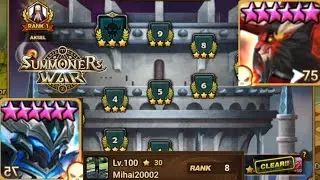 TOA HELL 30 Stars Clear - September/October Rotation - Summoners War