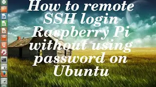 How to remote SSH login  Raspberry Pi without using password on Ubuntu