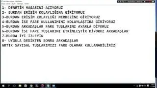 Farenizmi Bozuldu Klavyenizi Fare Yapabilirsiniz Nasıl Mı ? İzlemeniz Yeterli