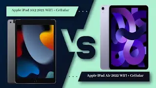 Apple iPad 10.2 2021 WiFi + Cellular Vs Apple iPad Air 2022 WiFi + Cellular