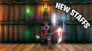 THIS ADDS NEW STAFFS AND WEAPONS - Valheim Mods