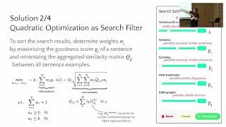 Ulf Hamster, et al: Corpus-based extraction of good example sentences with a high range of variation