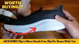 JACKSHIBO Slip in Mens Hands Free Slip On Shoes Wide Toe | Worth Buying?