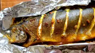 🐟🇨🇦 ЛОСОСЬ ПО КАНАДСКИ, Запеченный в духовке целиком, Вкусно и Просто❗️