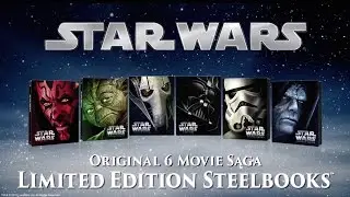 Star Wars Steelbooks Blu-ray Unboxing!