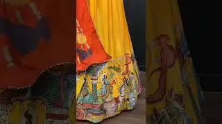 New Launch Ajanta Print Lehenga Chinnon Silk & Digital Printed Stitch Lehenga with Can Can & Canvas