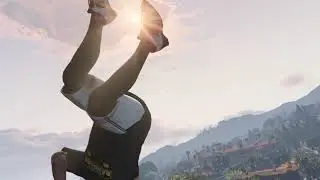 GTA 5 трюки на мотоцикле #2