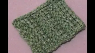 ТУНИССКОЕ ВЯЗАНИЕ ИМИТАЦИЯ РЕЗИНКИ 2Х2
