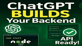 Build a Backend API with ChatGPT: Node.js + Express for MERN Stack App