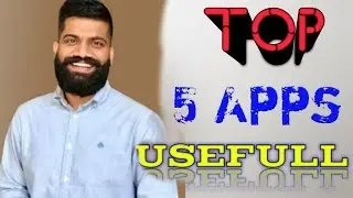 Top 5 Andorid Usefull Best Application | Hindi/Urdu | Technical Akif
