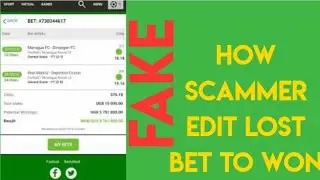 How to edit lost bet to won (2021 Method)