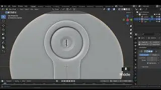 Modeling lock place in Blender 3D