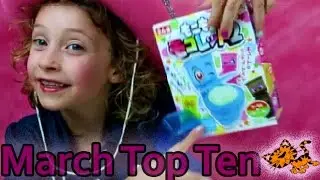 March 2015 Top Ten - Funko, Shopkins, Julep, Beauty Box 5, Lush, Nerd Blocks Jr, Toilet Candy