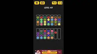 Ball sort puzzle level 417