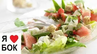 Салат из овощей и фруктов. Салат легкий, летний, вкусный.