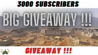 WOT Blitz Give-away for 3000 Subs!!!
