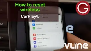 How to reset wireless CarPlay connection on VLine VL2 or VLite VT2 system - GROM Tech Tip
