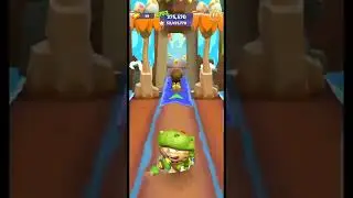 Special 100 Subscribers! 🎉 Talking Tom Time Rush Part 2 Gameplay with Dino Ginger!