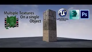 How to: Apply multiple materials to a single object - UE4 - 3DS Max